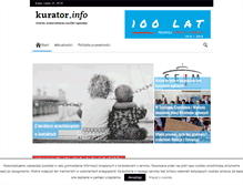 Tablet Screenshot of kurator.info